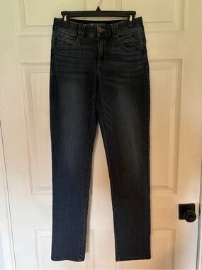 Democracy Straight Leg Jeans in Dark Blue Wash